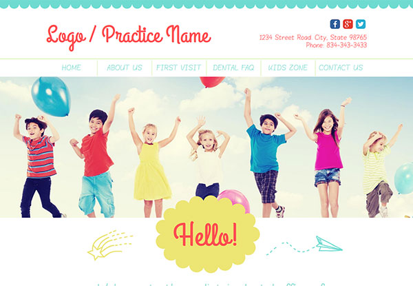 Quick Custom Website Design 30 for Pediatric Dentists