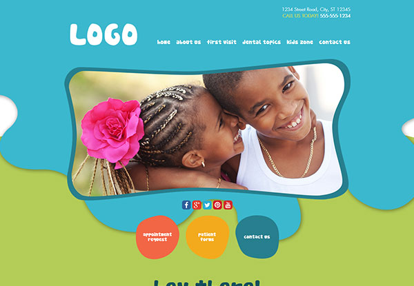 Quick Custom Website Design 37 for Pediatric Dentists