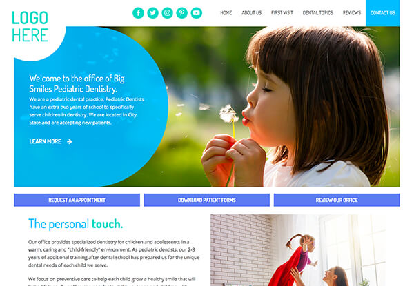 Design 41 Quick-Custom Website from Smile Savvy