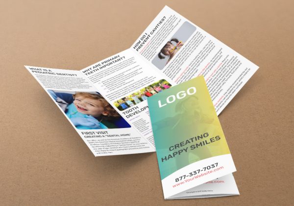 marketing brochures direct mail for dentists smile savvy bruchure