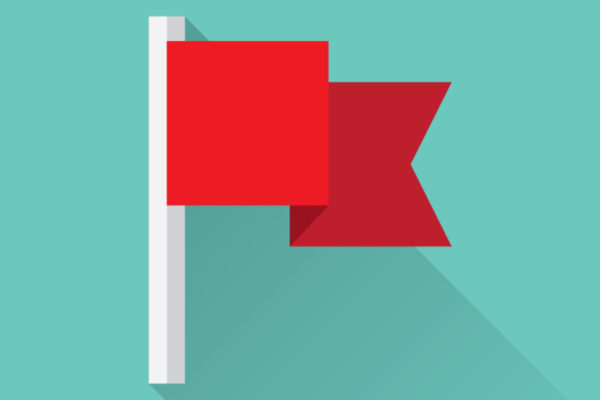 red flag icon