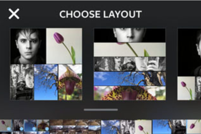 instagram layout example