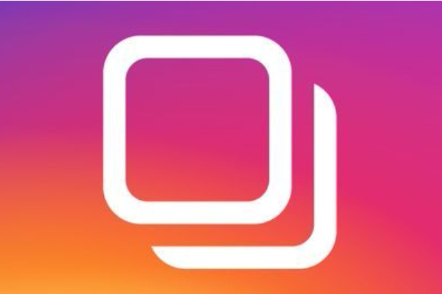 instagram slideshow button