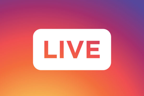 the word live on top of orange top of instagram colors