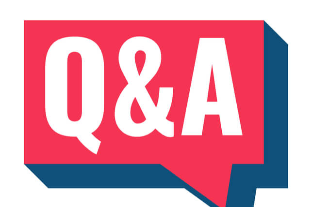 "Q&A" icon in comment box