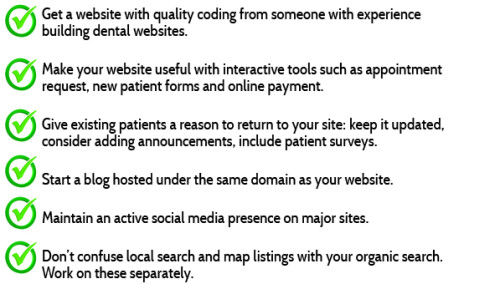 Dental Website do's