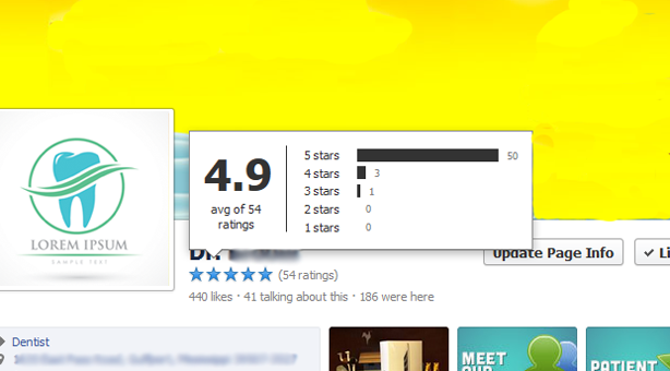 Facebook Star Ratings Popup