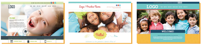 custom websites for pediatric dentists